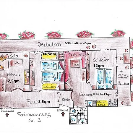 Appartement Zum Baur *