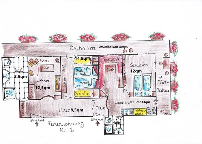 Appartement Zum Baur *